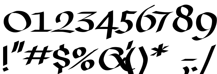 HassianUncial Font OTHER CHARS