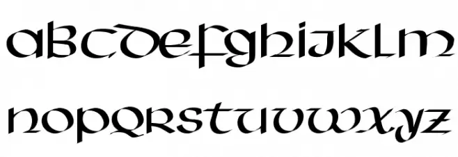 HassianUncial Fonte MAIÚSCULAS