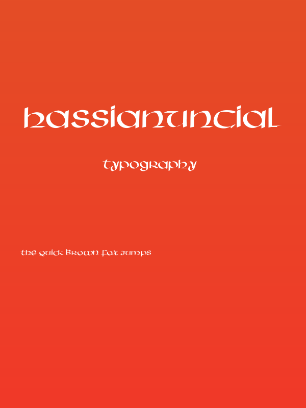 HassianUncial Poster