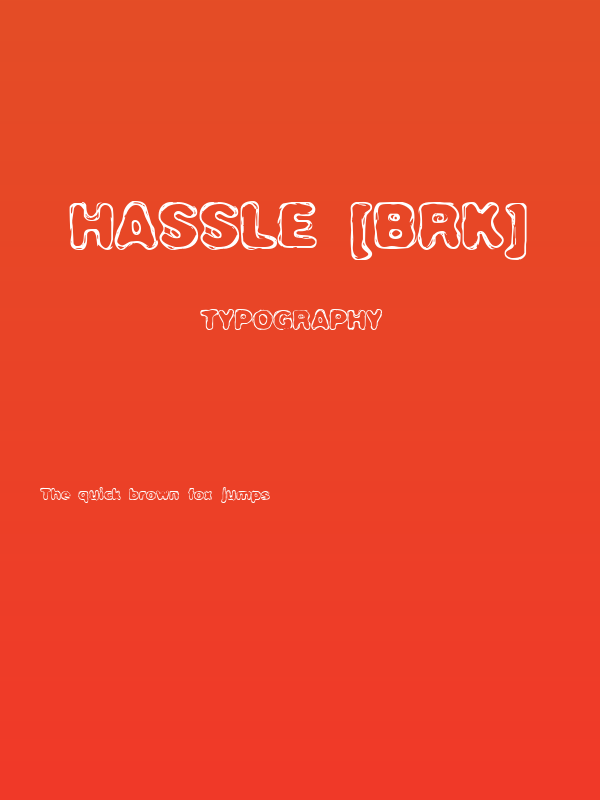 Hassle [BRK] Poster