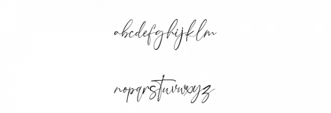 Hasta la vista フォント 小文字