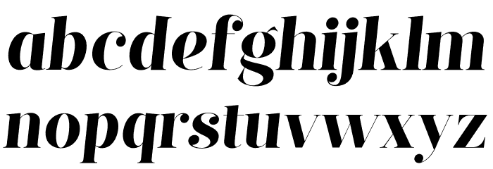 Hastafi Italic PERSONAL USE ONLY Regular フォント 小文字