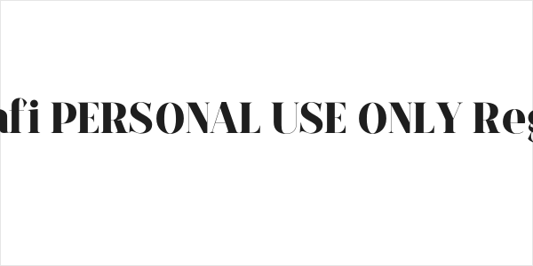 Hastafi PERSONAL USE ONLY Regular Logo