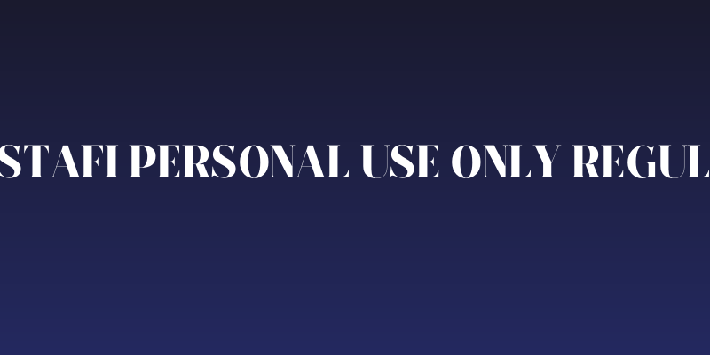 Hastafi PERSONAL USE ONLY Regular Social Header