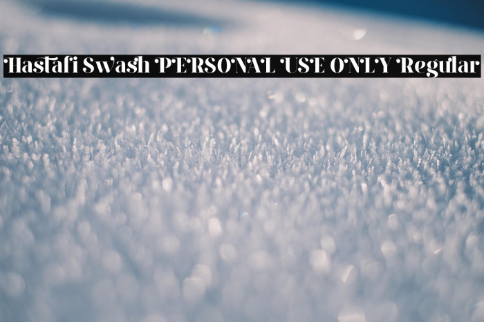 Hastafi Swash PERSONAL USE ONLY Regular Example 2