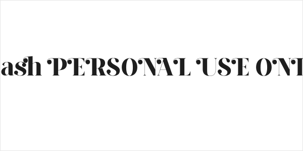 Hastafi Swash PERSONAL USE ONLY Regular Logo