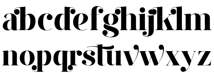 Hastafi Swash PERSONAL USE ONLY Regular Font LOWERCASE