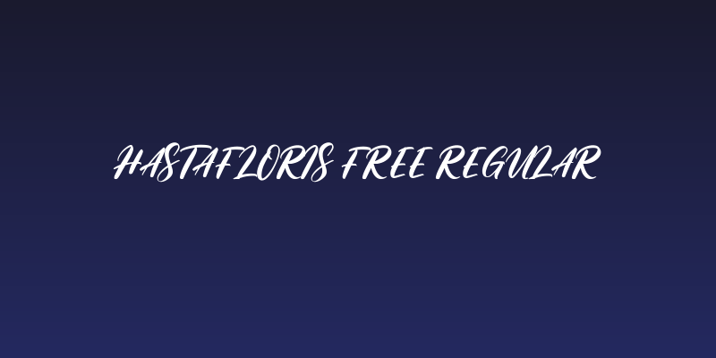 Hastafloris Free Regular Social Header