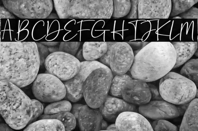 Hastage Font examples