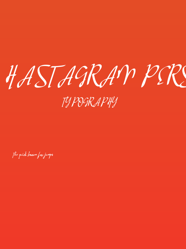 Hastagram Personal Poster