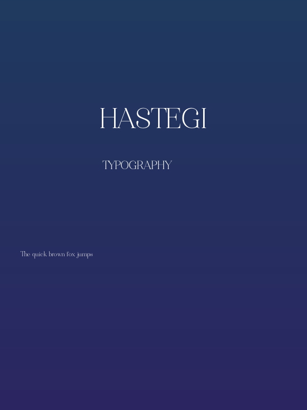 Hastegi Poster