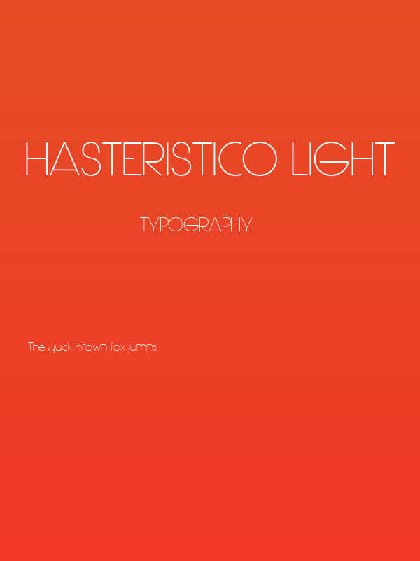 Hasteristico Light Poster