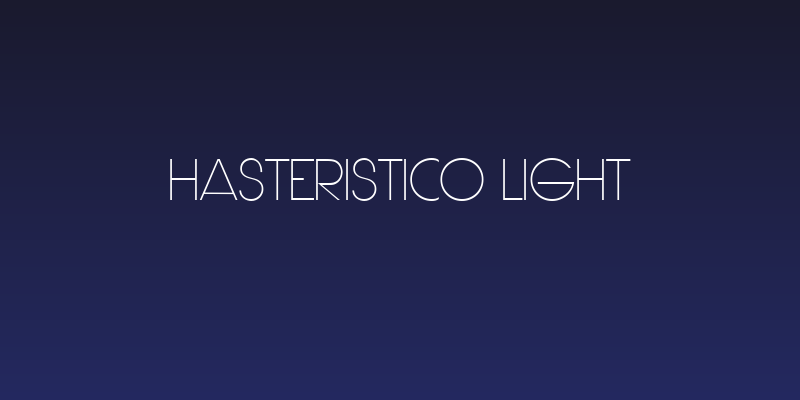 Hasteristico Light Social Header
