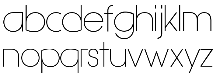 Hasteristico Light Font LOWERCASE