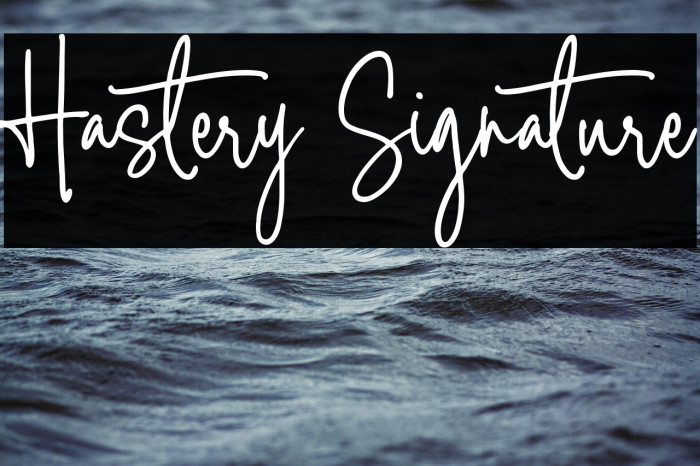 Hastery Signature Example 1
