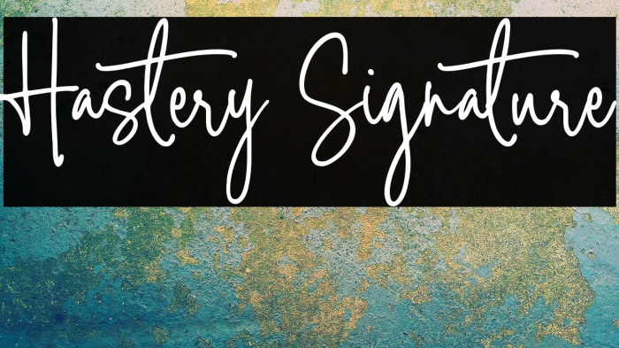 Hastery Signature Example 2
