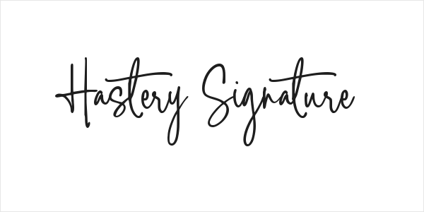 Hastery Signature Logo