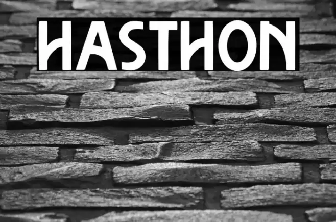 Hasthon Font examples