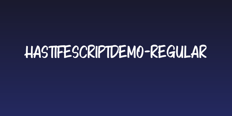 HastifeScriptDEMO-Regular Social Header