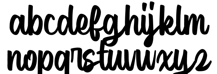 HastifeScriptDEMO-Regular Font LOWERCASE