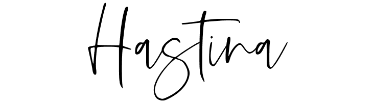 Hastina  Скачать бесплатные шрифты