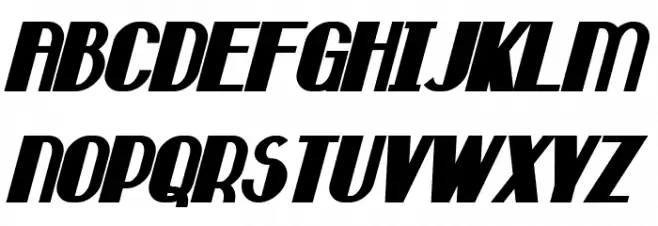Hastings Bold Italic フォント 大文字