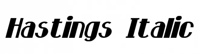 Hastings Italic  नि: शुल्क फ़ॉन्ट्स डाउनलोड