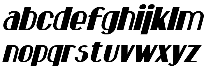 Hastings Italic Font LOWERCASE