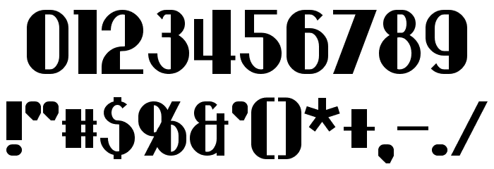 Hastings Font OTHER CHARS