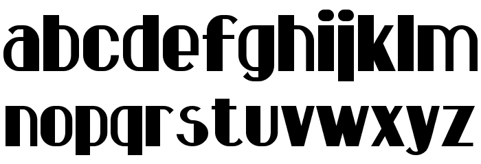 Hastings Font LOWERCASE
