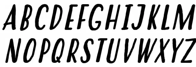Hastoler Italic Fonte MAIÚSCULAS