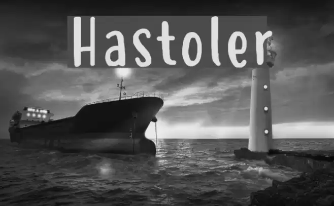 Hastoler Font examples