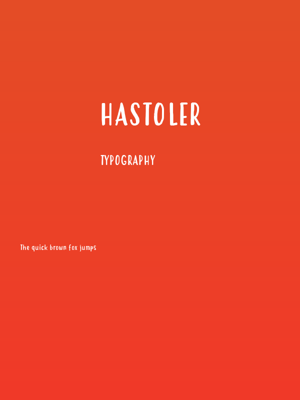 Hastoler Poster