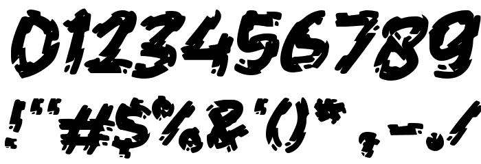 Hastor Font OTHER CHARS