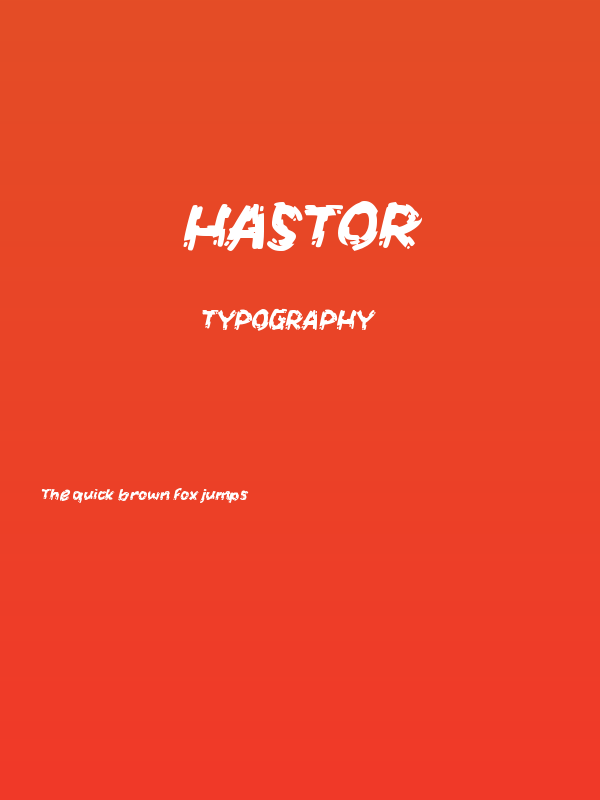 Hastor Poster