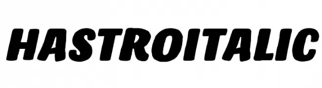 Hastro Italic  Frei Schriftart Herunterladen