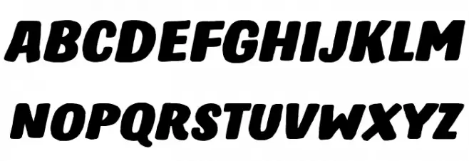 Hastro Italic خط أحرف كبيرة