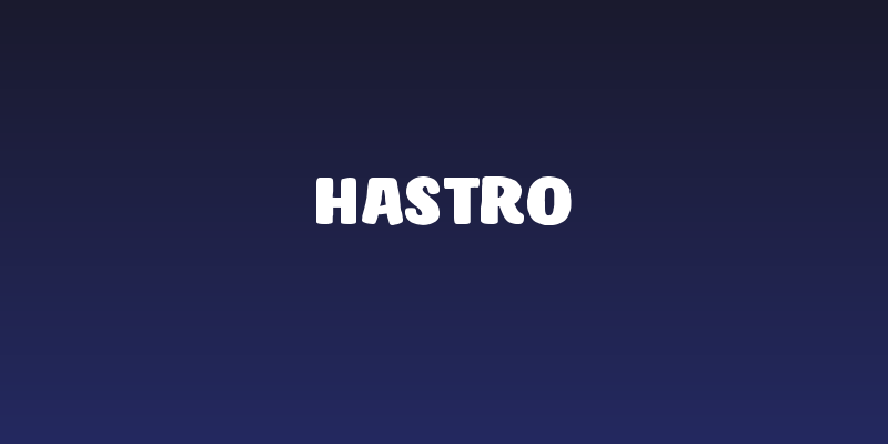 Hastro Social Header