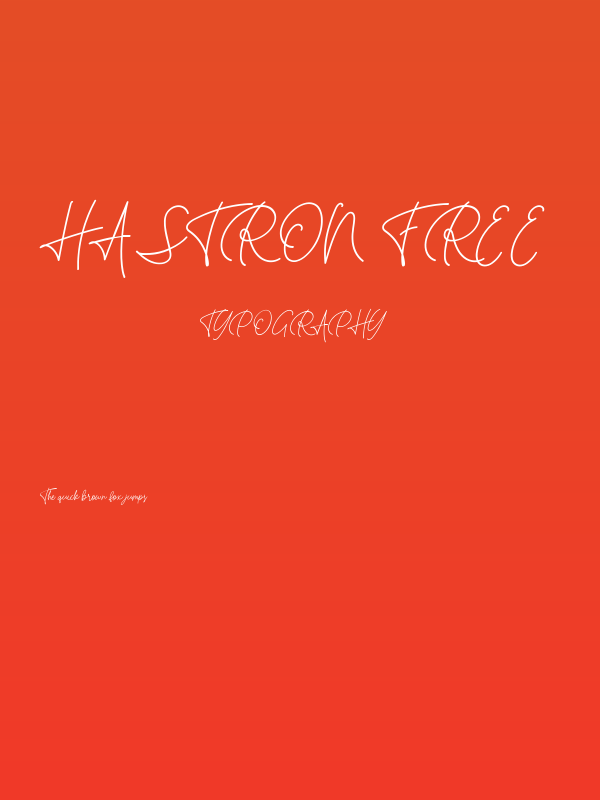 Hastron FREE Poster
