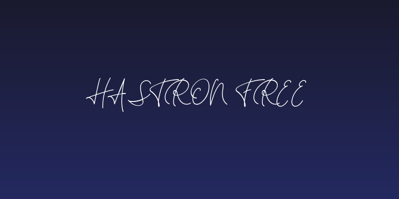 Hastron FREE Social Header