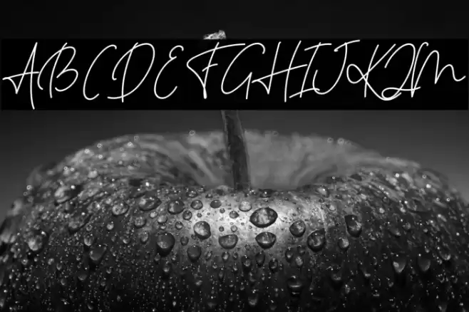 HastronFREE Font examples