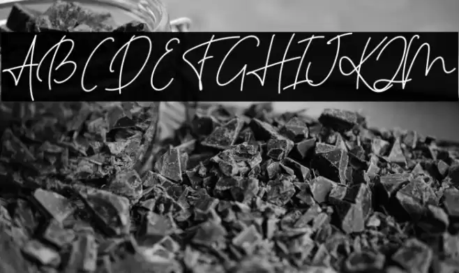 HastronFREE Font examples