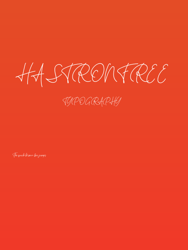 HastronFREE Poster
