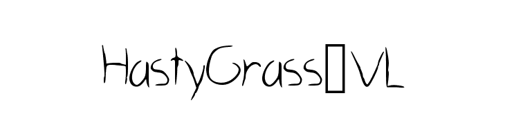 HastyGrass_VL  font caratteri gratis
