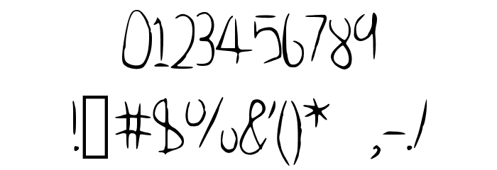 HastyGrass_VL Font OTHER CHARS