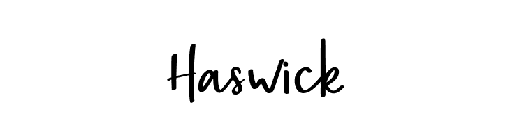 Haswick  Fuentes Gratis Descargar