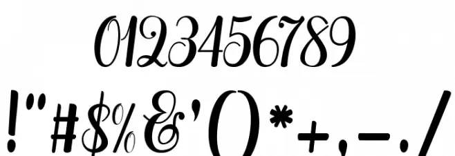 Hatachi Font OTHER CHARS