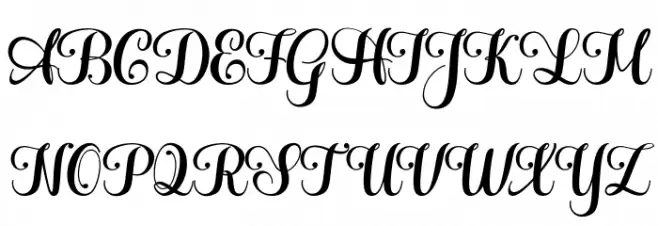 Hatachi Schriftart Groß