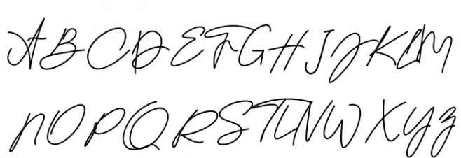 Hatalysha Schriftart Groß