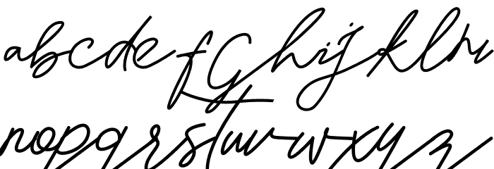 Hatalysha Font LOWERCASE